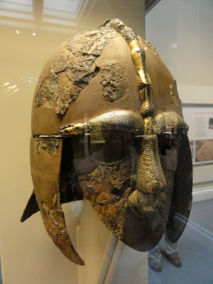 Helmet/mask from Sutton Hoo treasure