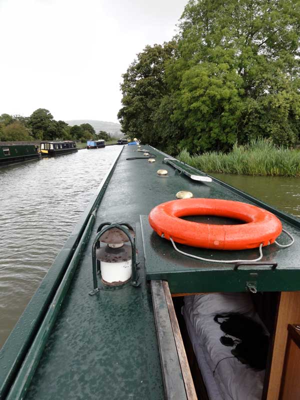 A long, narrow boat