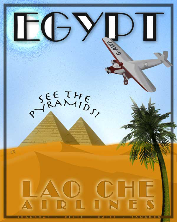 Lao Che Airlines poster