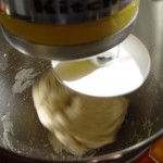 Dough starting to form